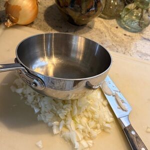 All-Clad Stainless Steel 6.5” Saucepan-no lid